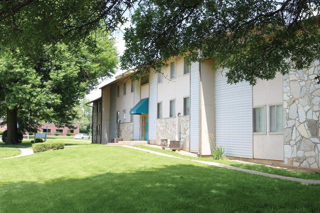 Renovated Building at Gatehouse Apartments, Kansas City, Missouri